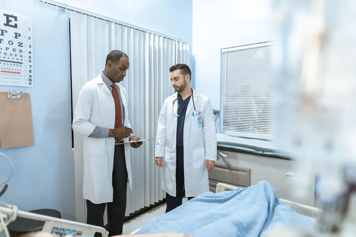 doctor discussing AI with patient
