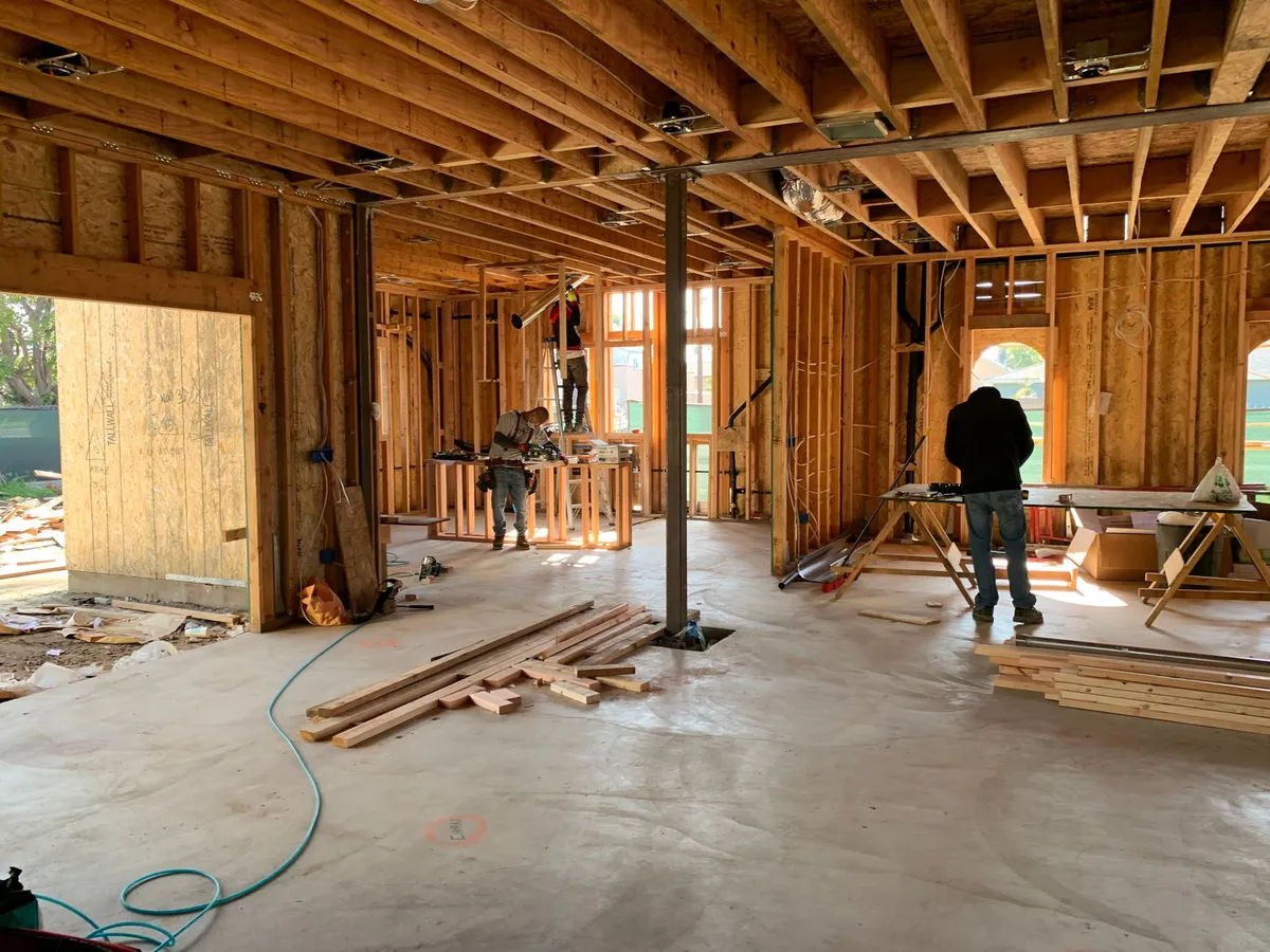 home construction site