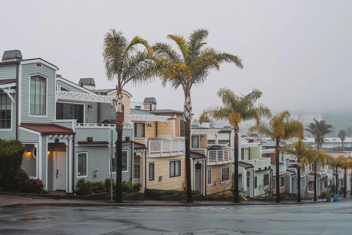 California suburban neighborhood