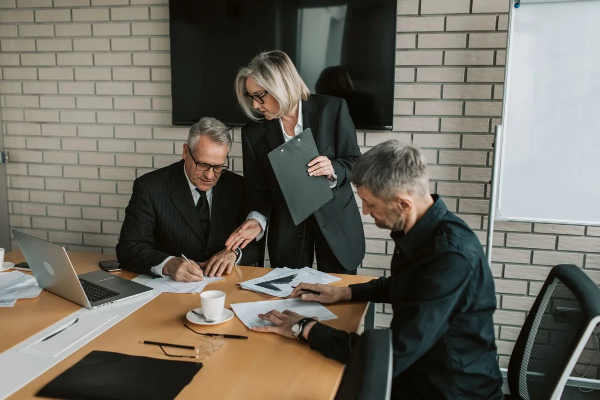 business meeting executives