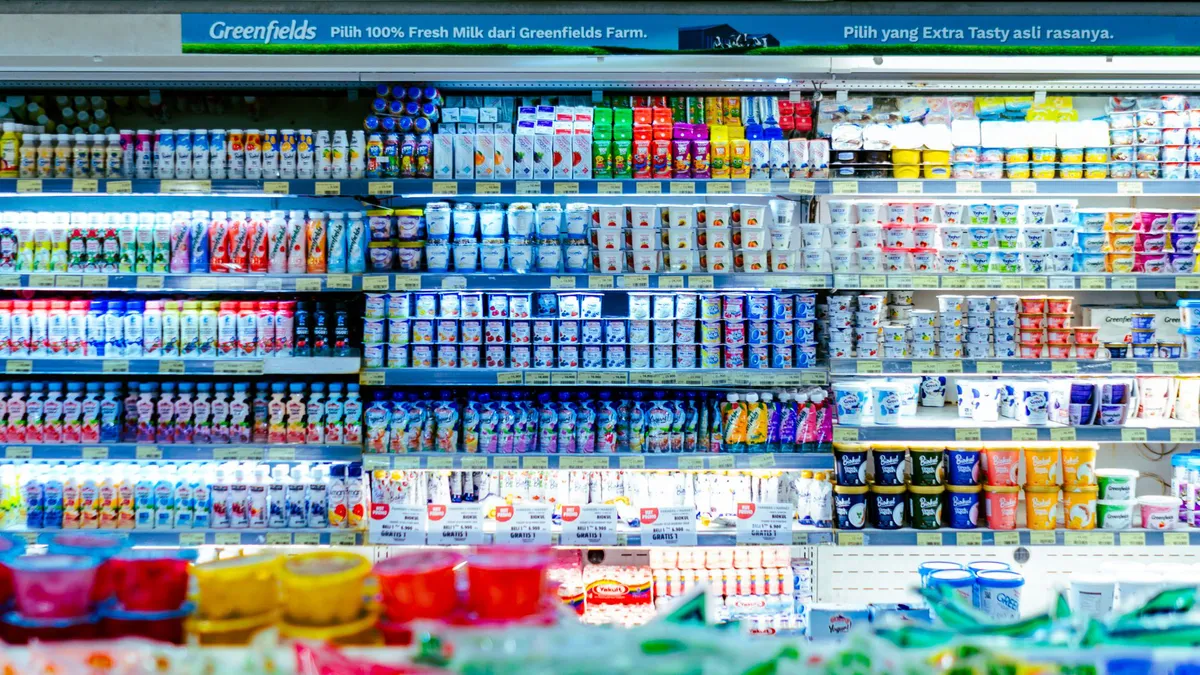 Fairlife milk products display