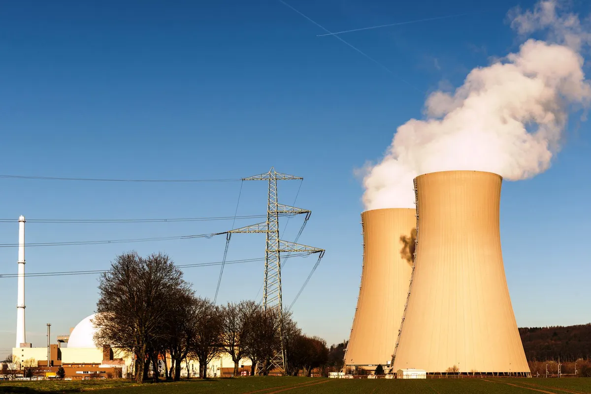 nuclear power plant exterior