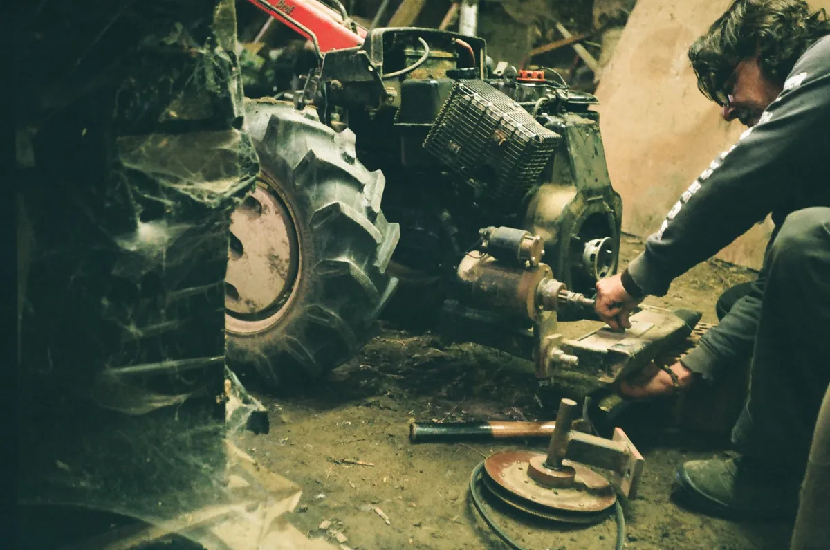 farm equipment repair workshop