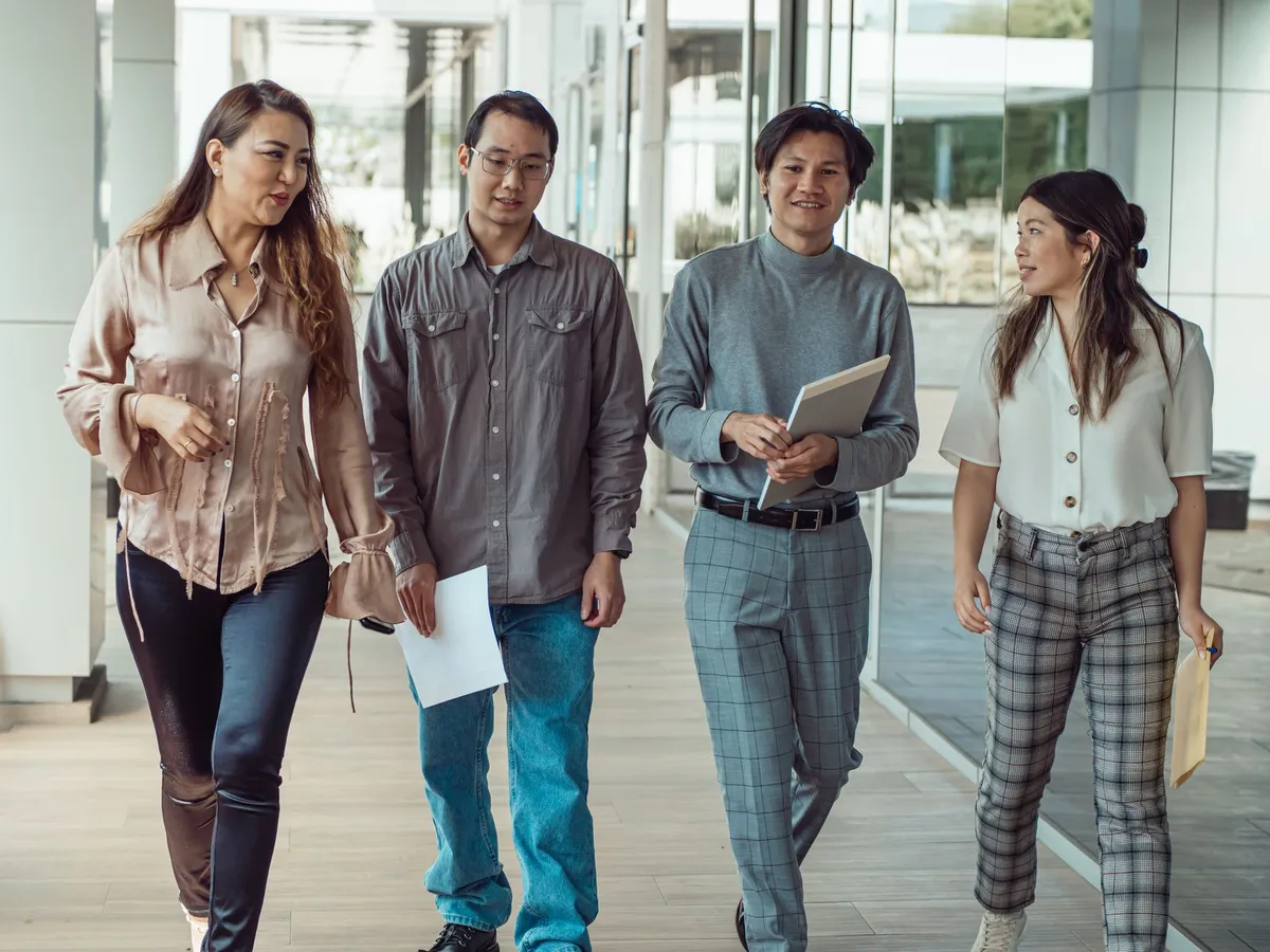 group of diverse workers