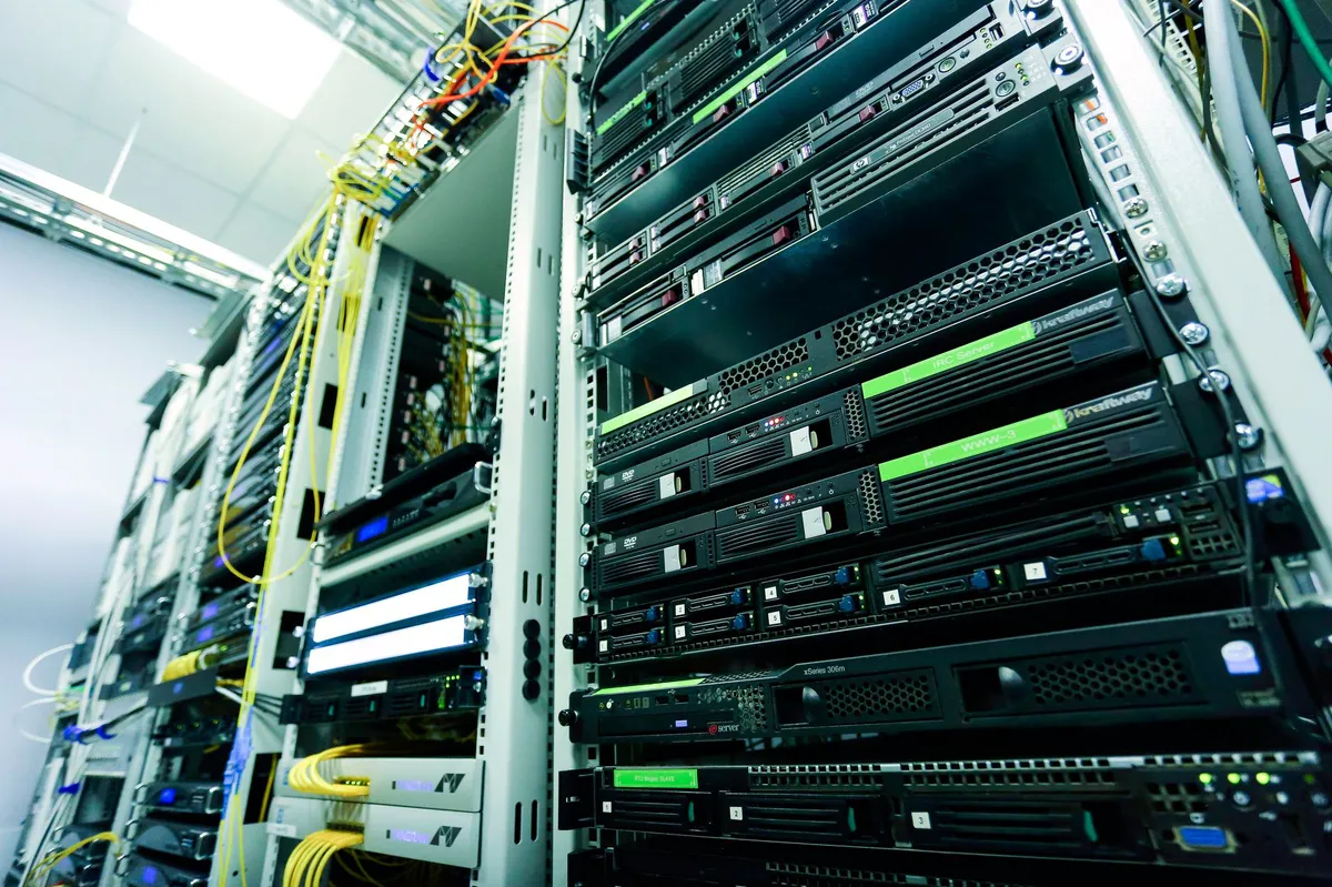 modern data center exterior
