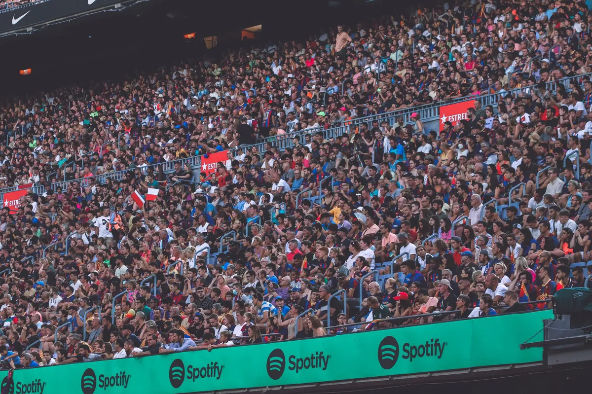 crowded stadium event