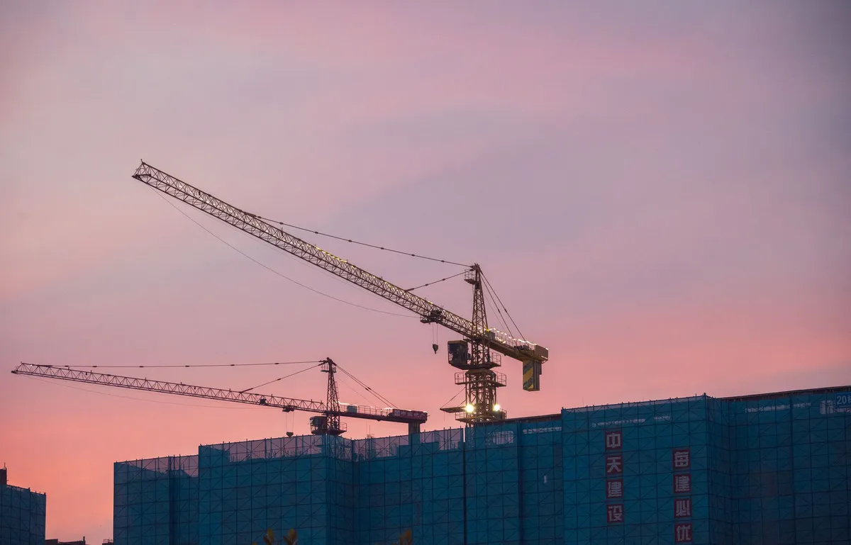 urban construction site