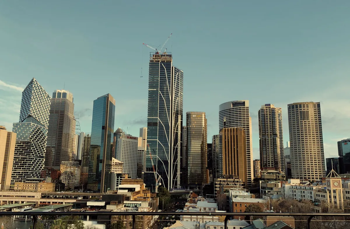 city skyline construction