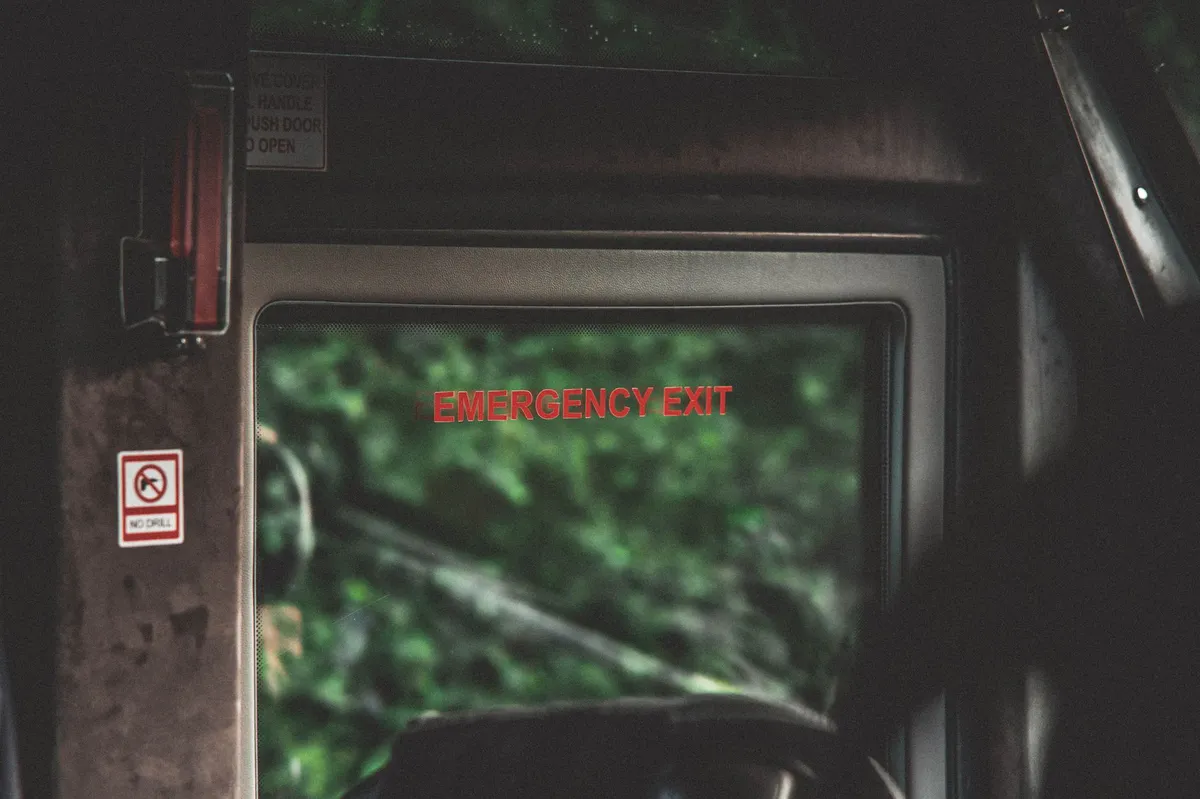 emergency vehicle exit demonstration