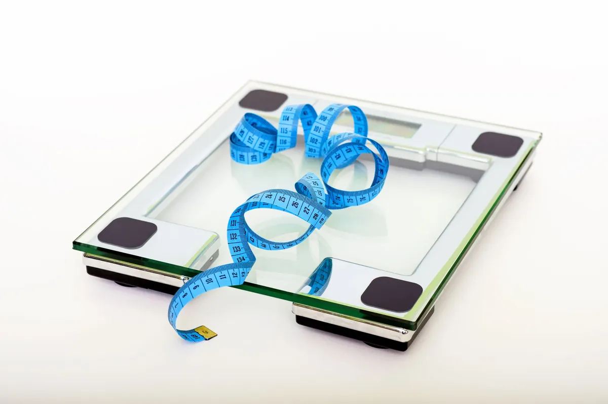 scale measuring weight loss