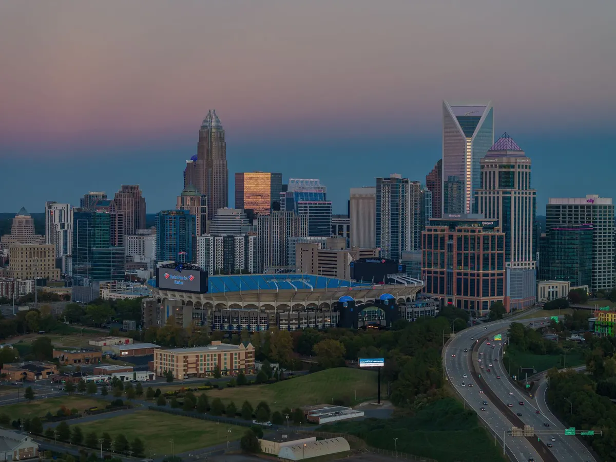 Charlotte city skyline