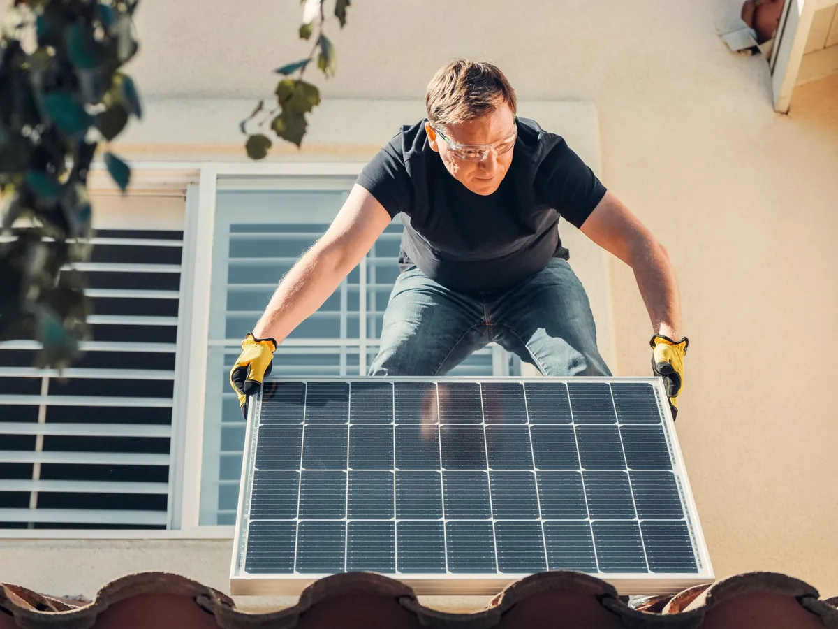 solar panels installation
