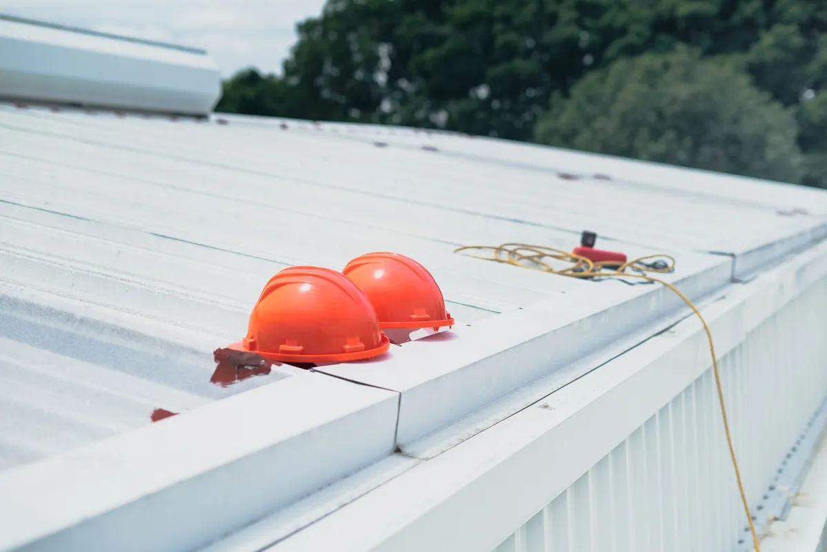 roofing construction site