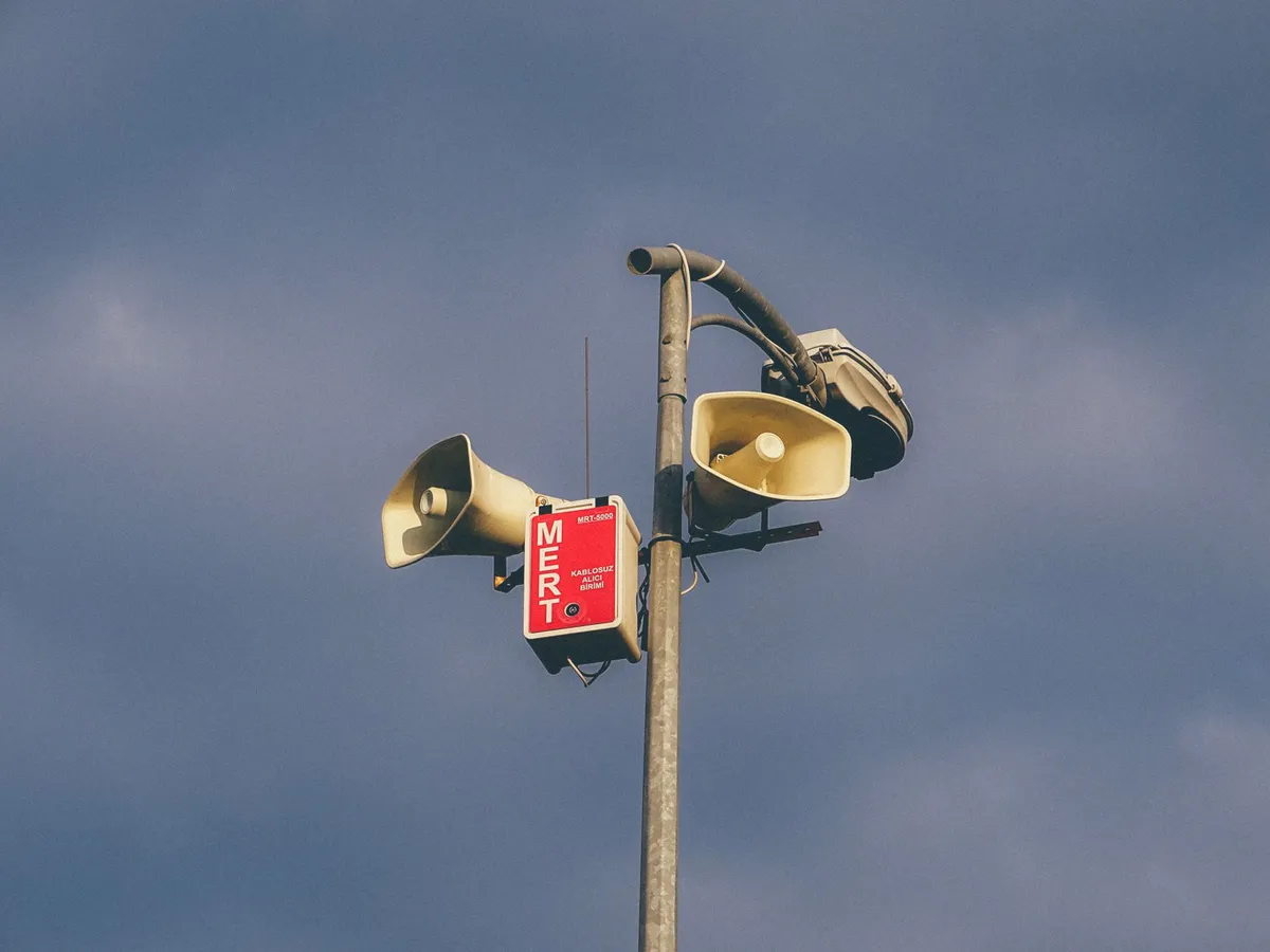 flood siren installation