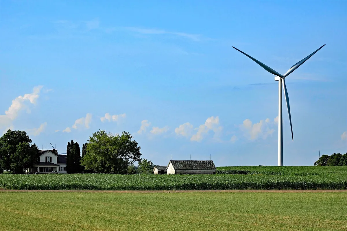 rural Michigan farmland