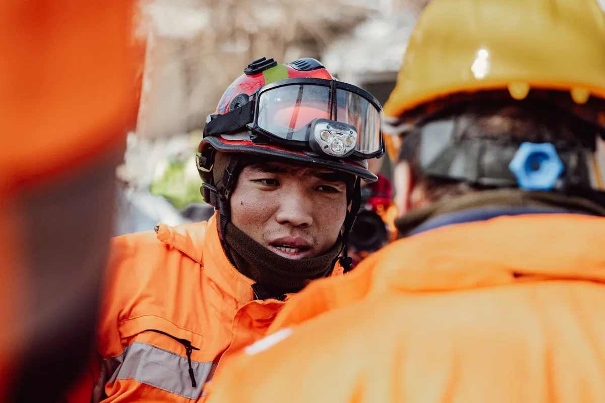 disaster response team in action