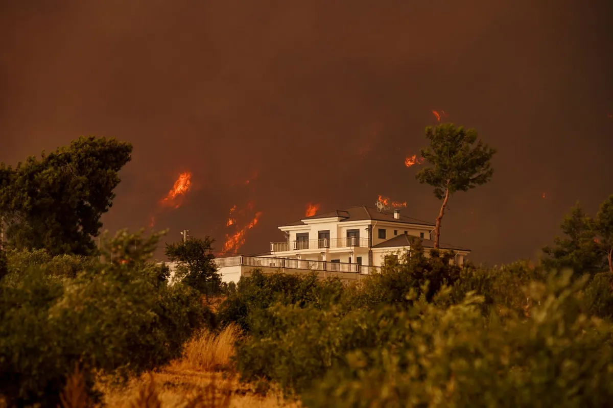 evacuation center for wildfire victims