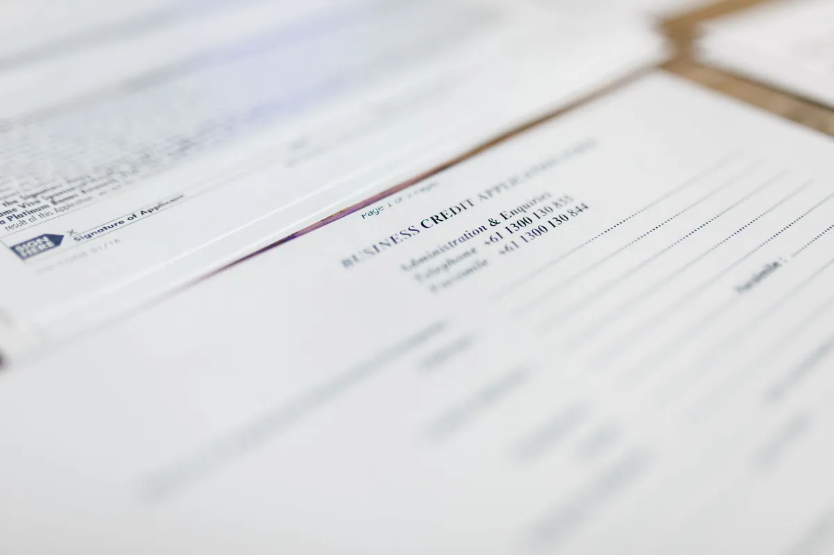 insurance documents stack