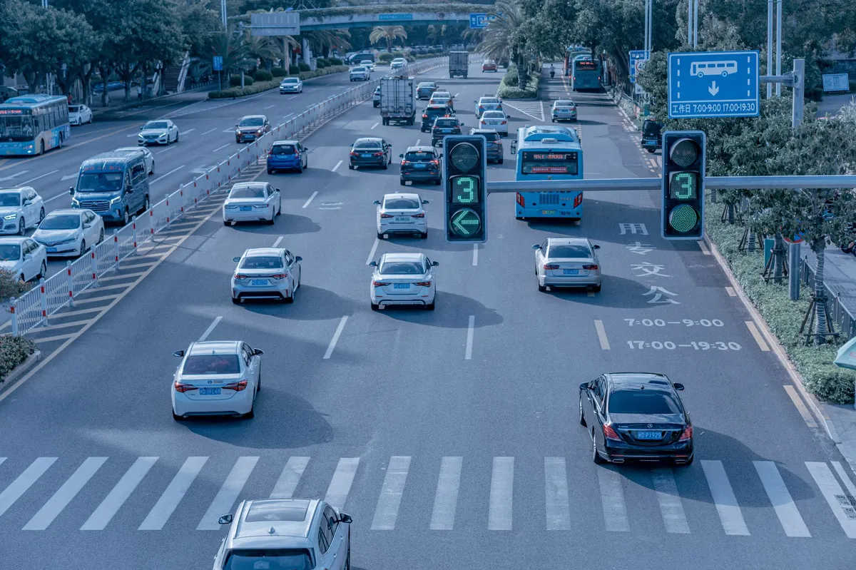 city traffic with autonomous vehicles
