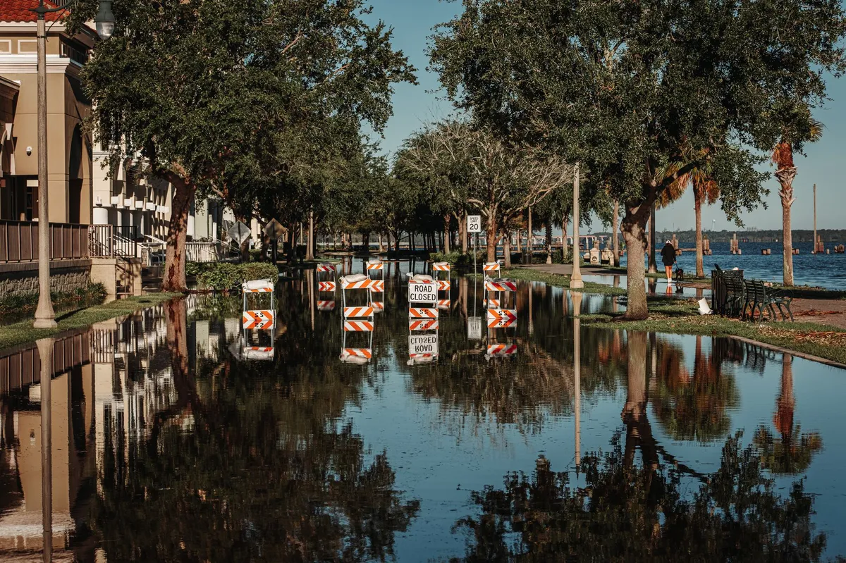 flooded neighborhood aftermath