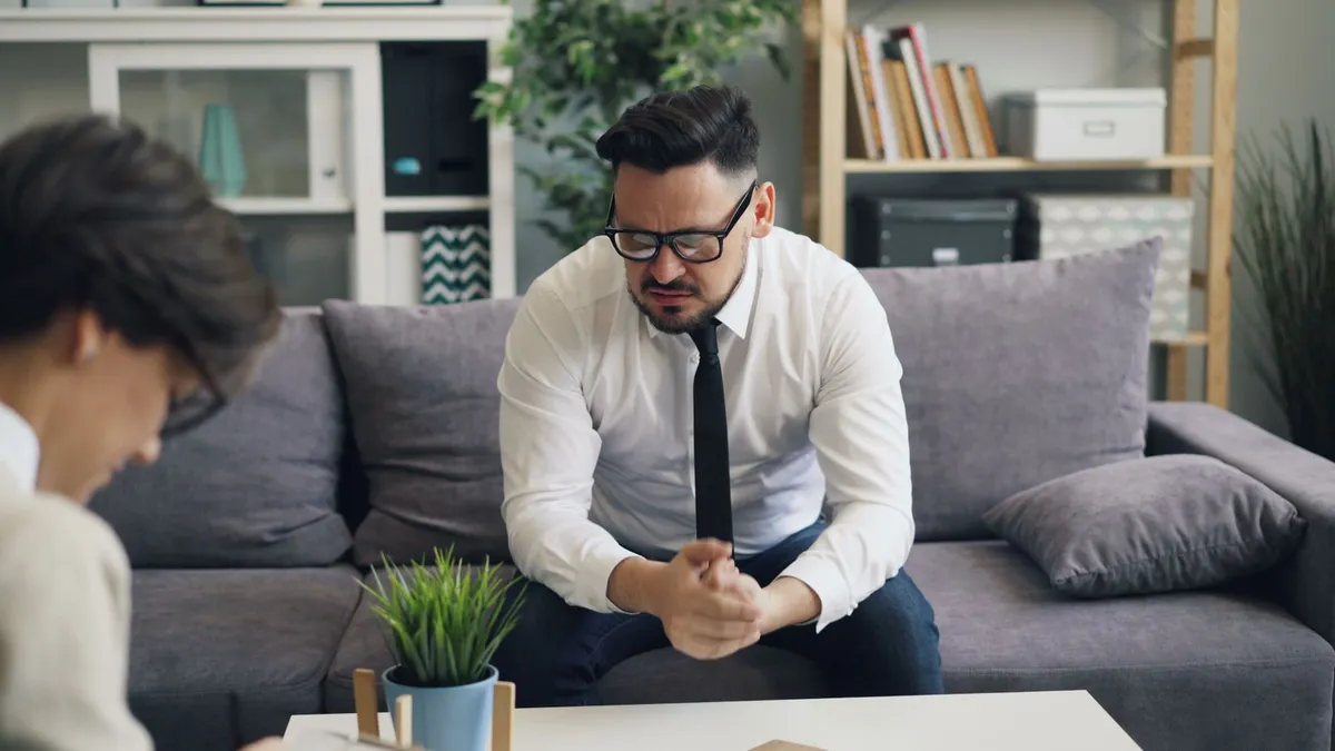 workplace mental health discussion