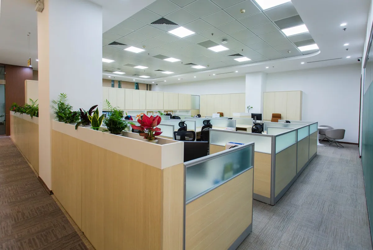 insurance office interior