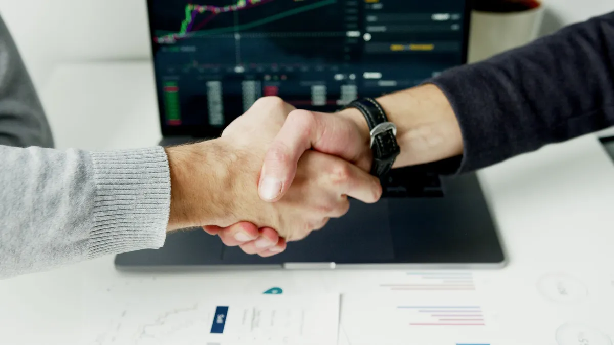 trade negotiations handshake