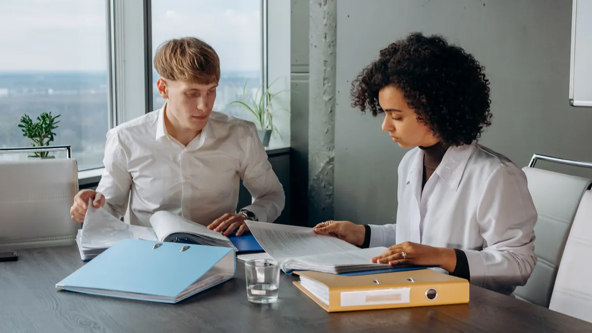 young insurance professionals collaboration