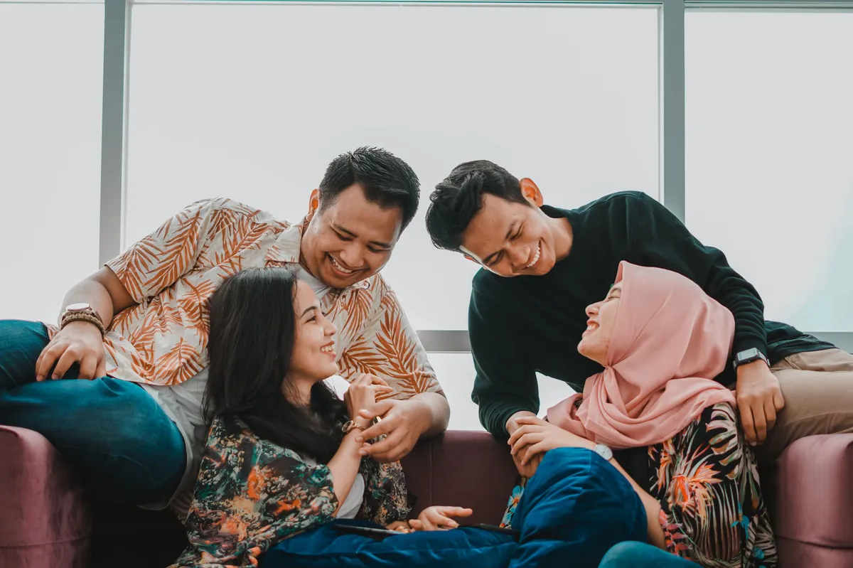 group of diverse tenants in shared living