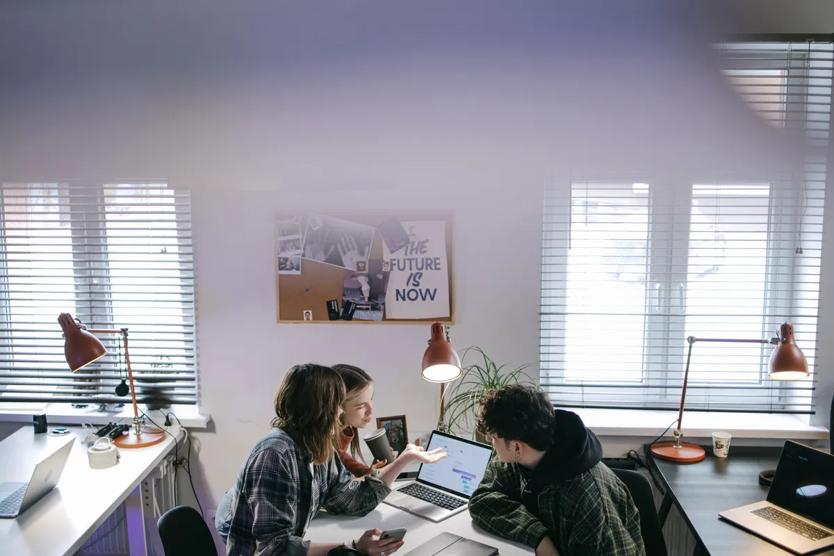 modern office teamwork