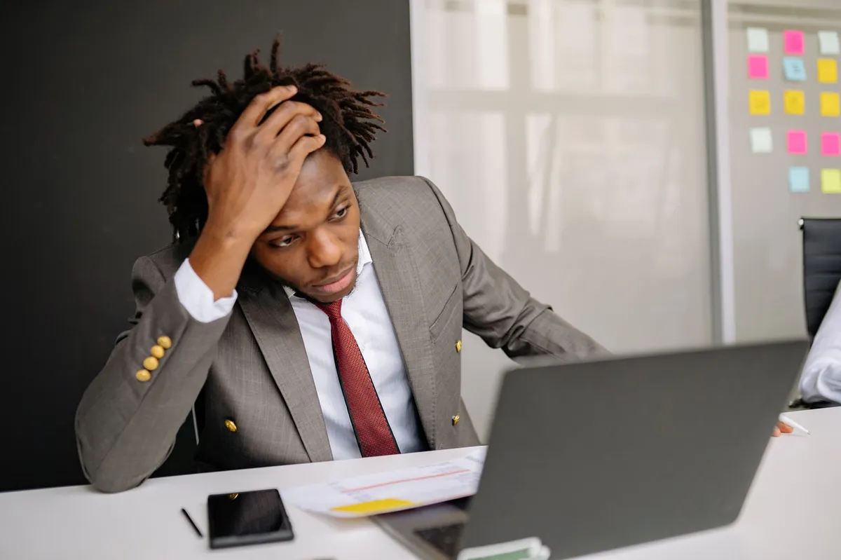 worried business executives