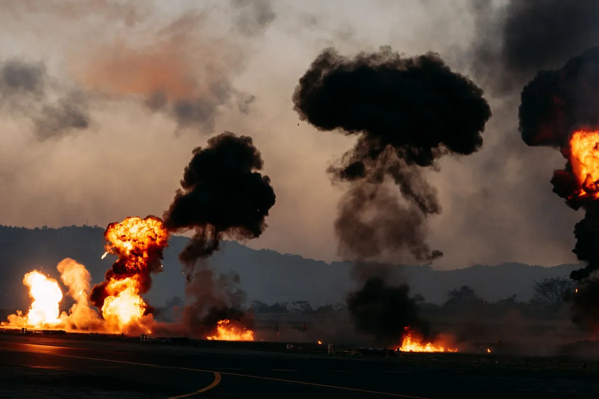 drone with explosives