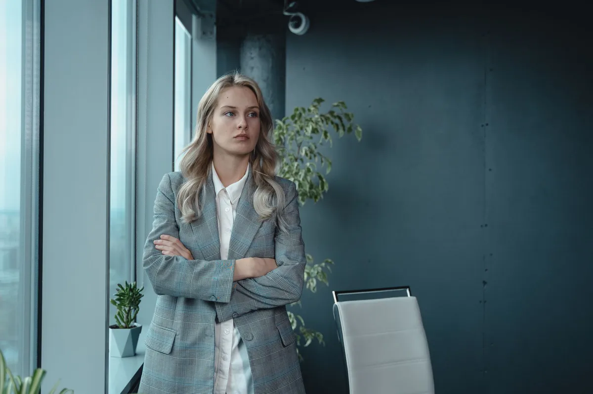 woman in business suit