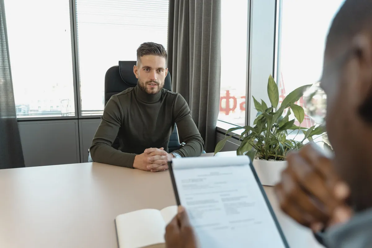job interview office