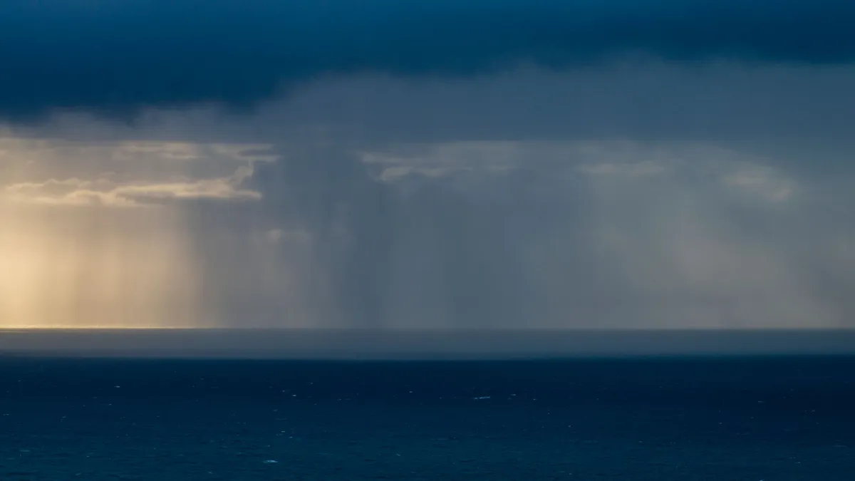 stormy skies over Hawaii