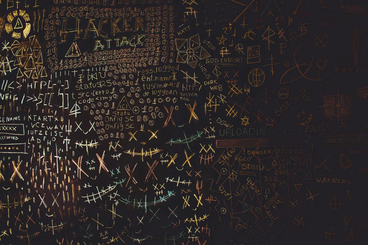 cybersecurity attack illustration