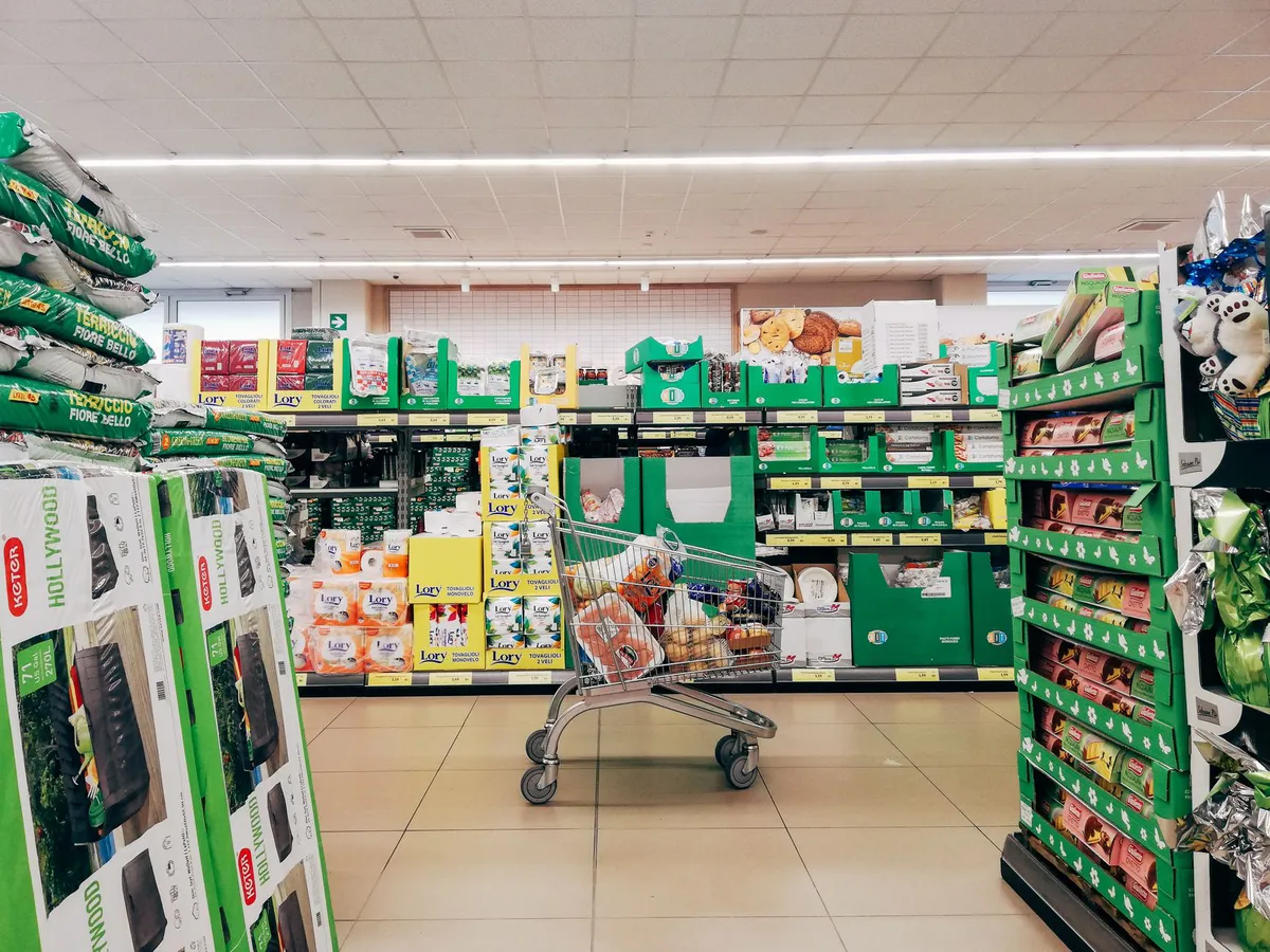 grocery store aisle