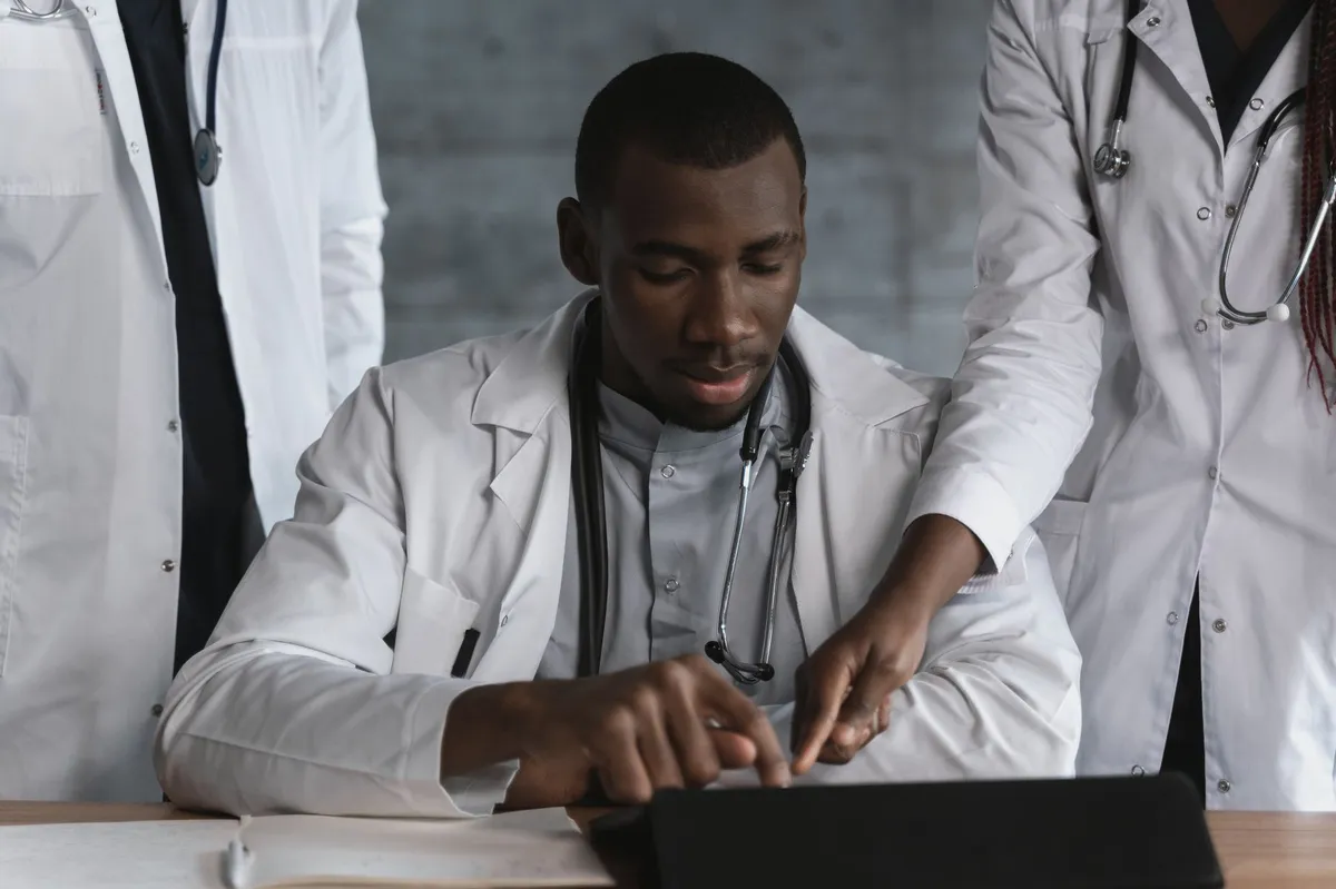 healthcare professionals meeting