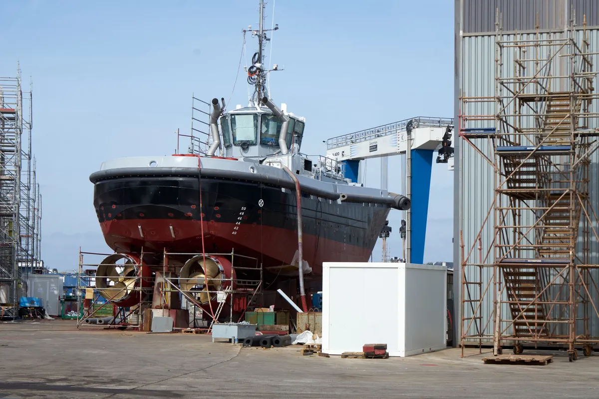 shipbuilding yard
