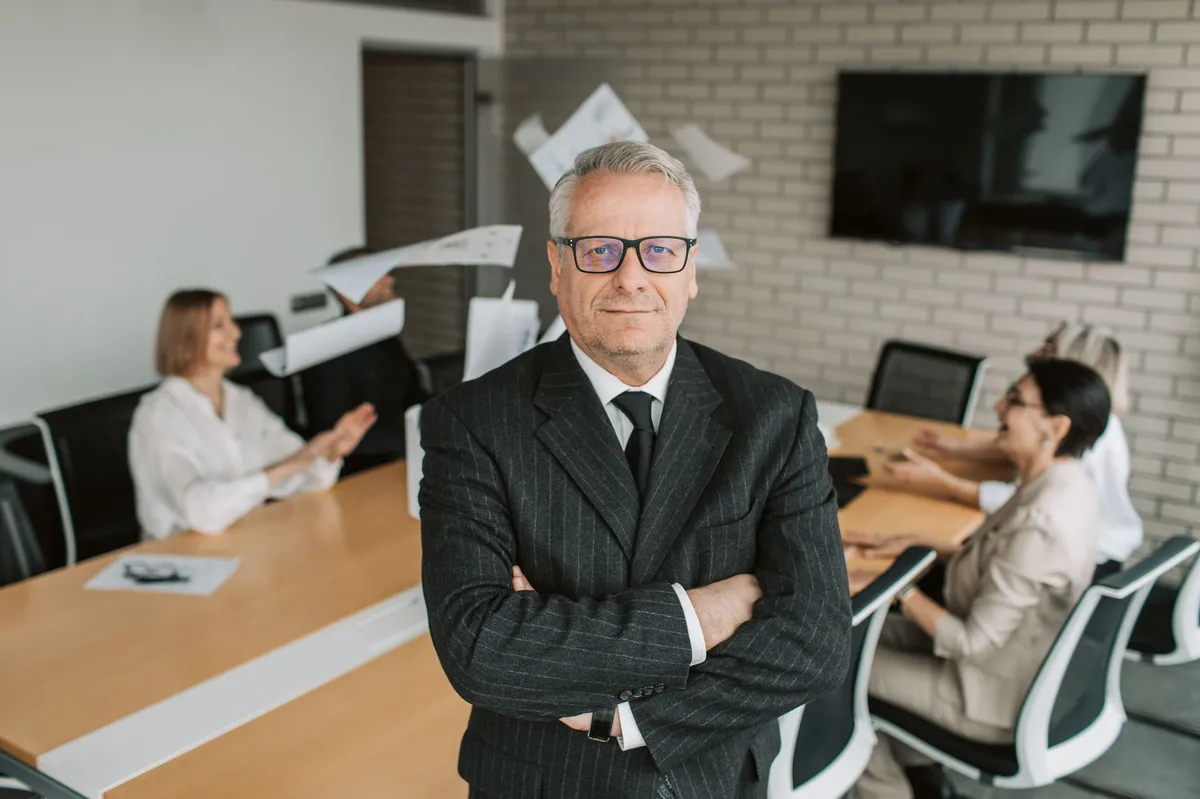 confident executive leader