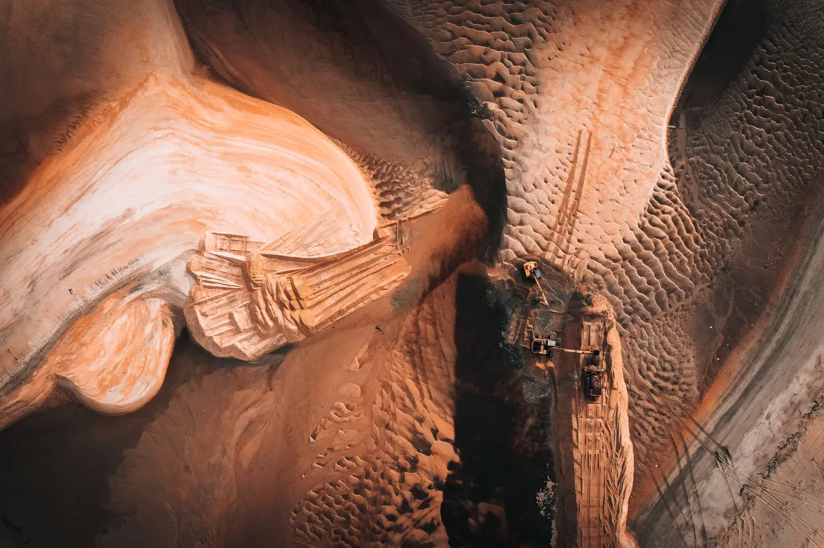 lithium mining operation
