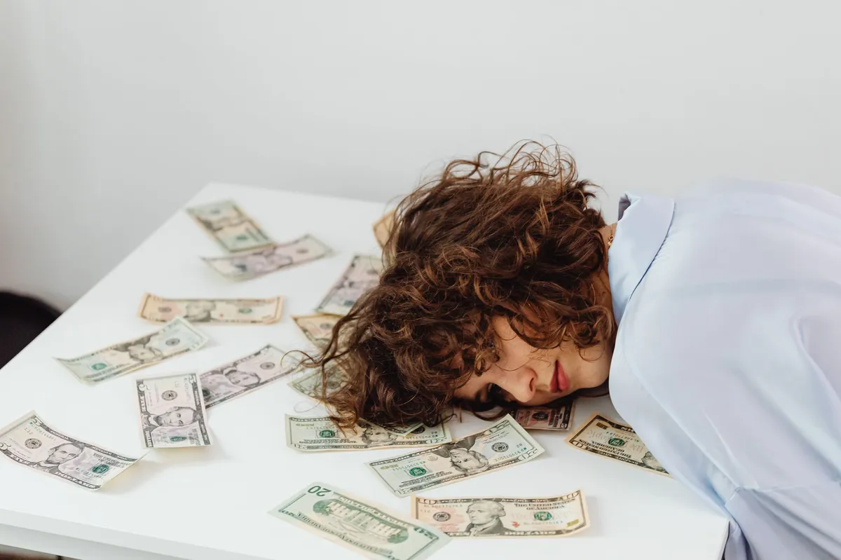 financial stress concept