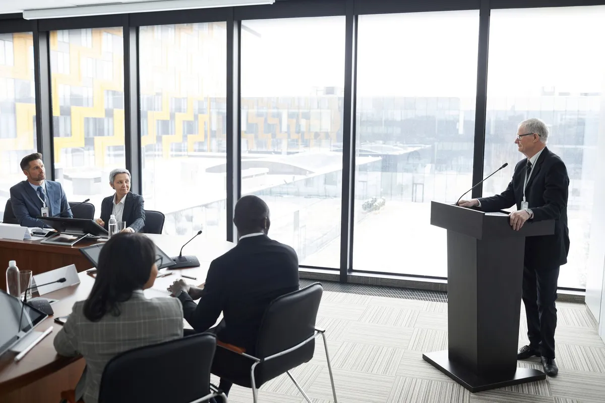 corporate acquisition meeting