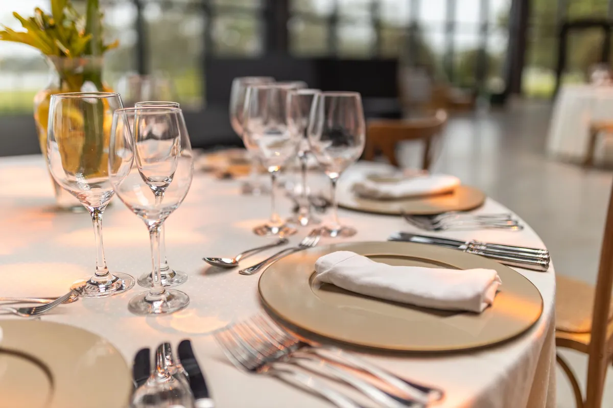 dining experience at a restaurant