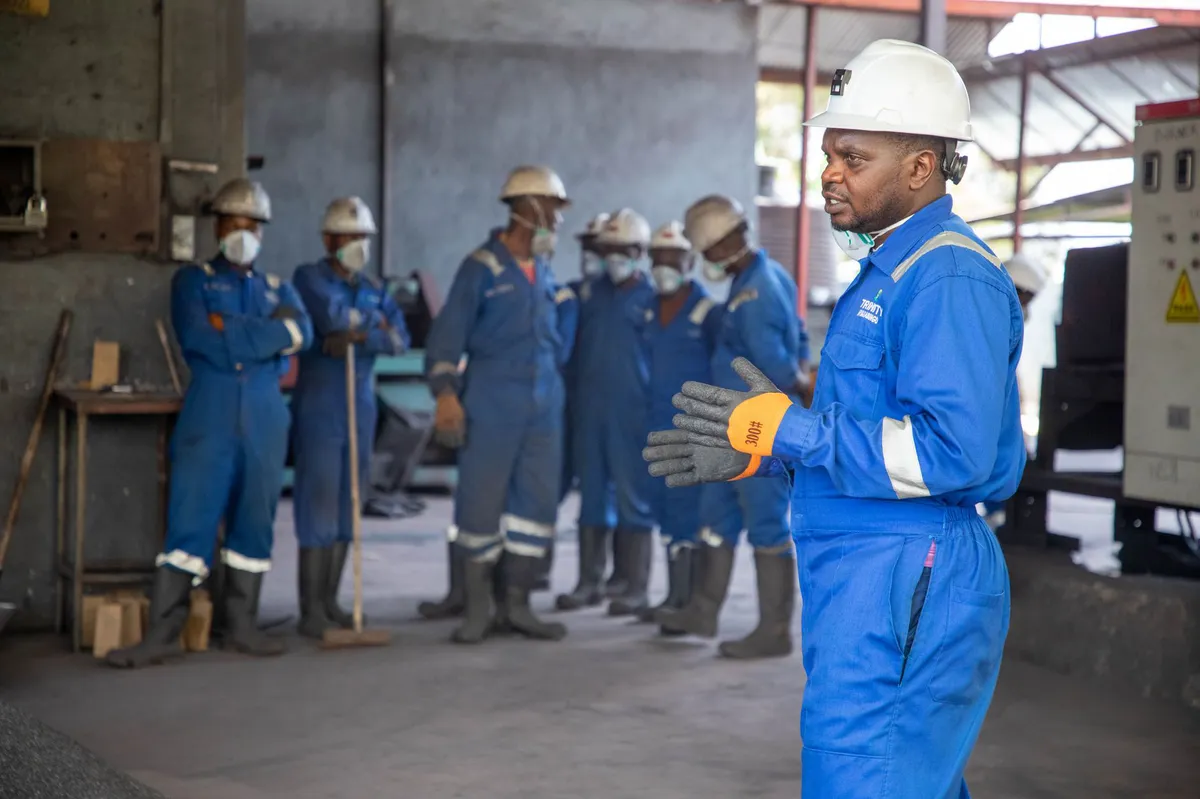 older worker training session
