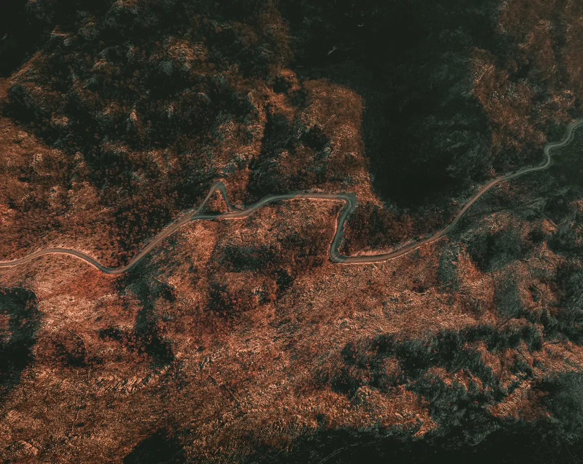 satellite image of wildfire detection