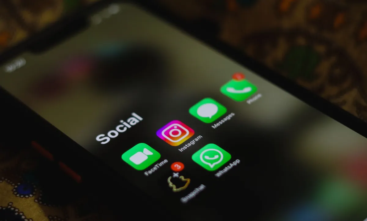 social media apps on phone