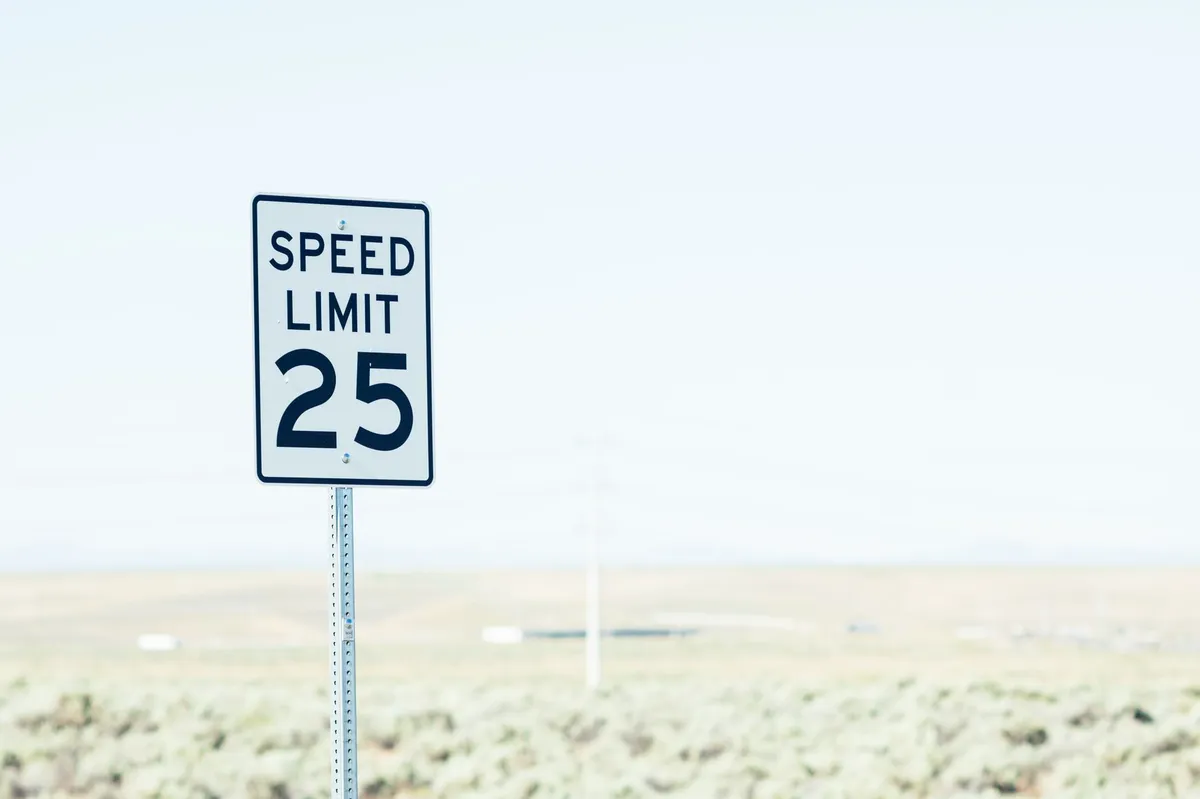 speed limit sign
