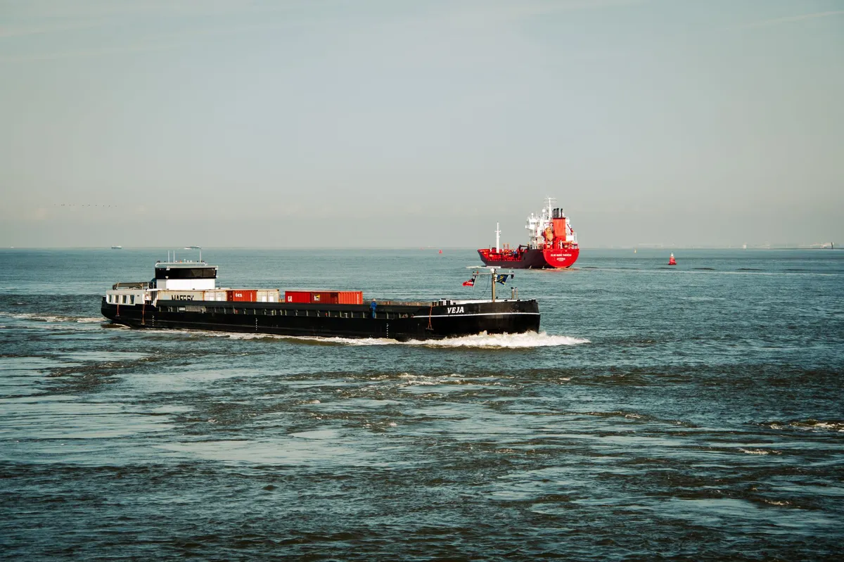 cargo ship in distress