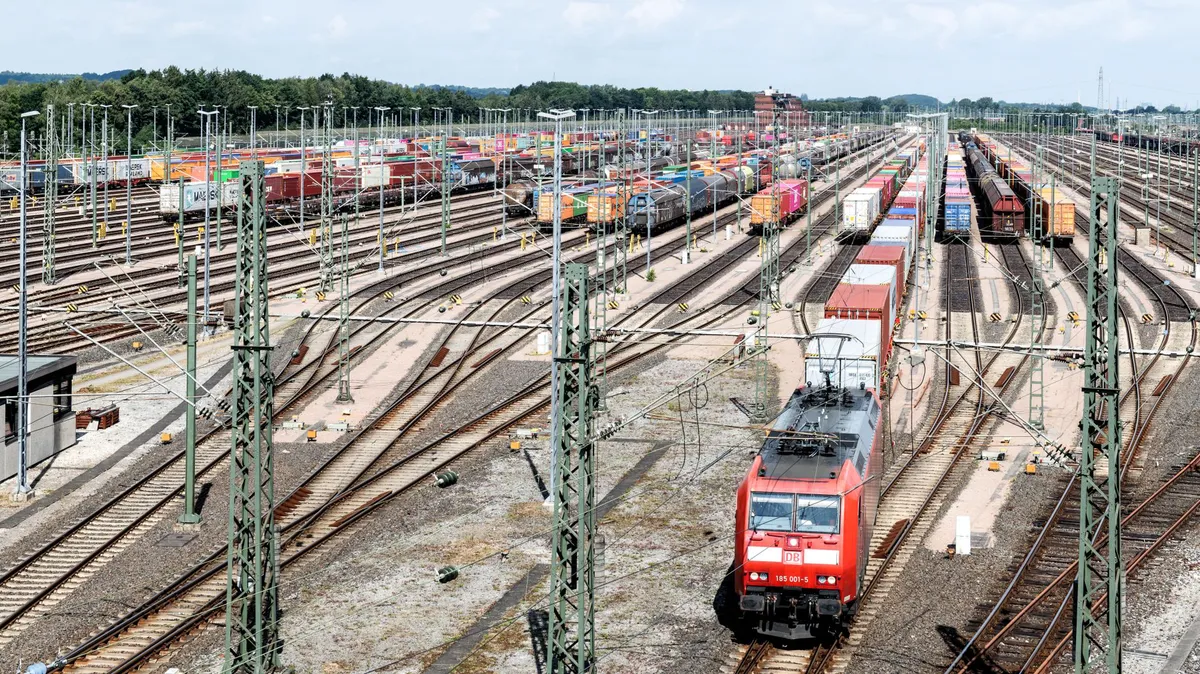 security camera at train yard